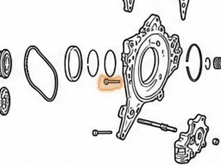 Bolt Set, M3WC (Honda CVT) Front Cover To Converter Reactor (5 Pieces) (10mm Hex x 1.315”Long) 2014-Up — Part # 270780AK