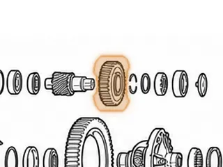Gear, M3WC (Honda CVT) Driven Transfer (38 Teeth)(One Groove)(Left Angle)(.903”At Edge) 2014-Up — Part # 270712A