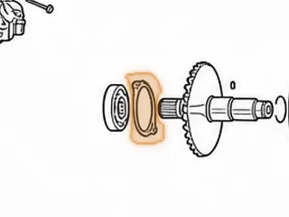Retainer, M3WC (Honda CVT) Primary Pulley Bearing (Front)(2 Bolts)(2.565”ID)(.127”Thick) 2014-Up — Part # 270694A
