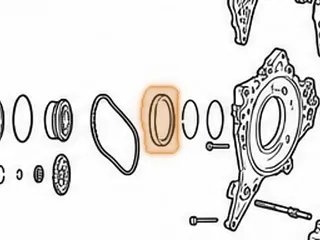 Ball Bearing, M3WC (Honda CVT) Front Cover To Drive Pump Sprocket (3.070”OD)(.375”Thick) (.235”Thick Inner Race)… — Part # 270295A