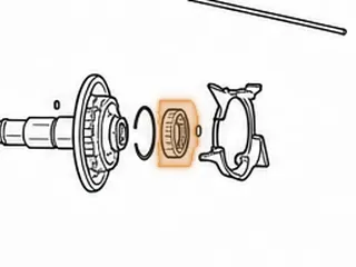 Roller Bearing, M3WC (Honda CVT) Secondary Pulley (Rear)(2.637”OD)(19 Rollers) (Cast # NTN 2U15022524) 2014-Up — Part # 270229A