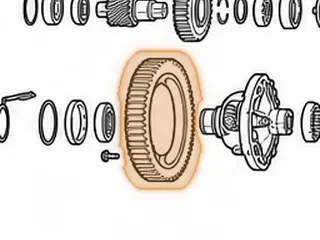 Ring Gear, M3WC (Honda CVT) Differential (10 Bolt)(Right Hand Teeth)(67 Teeth)(20 Holes) (1.415”Thick) 2014-Up — Part # 270720A