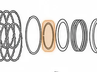 Snap Ring, RE0F08A/F08B (JF009E) Holds Reverse Clutch Retainer To Case (4.450”OD) (.035”Thick)(.140”Wide) 2007-Up — Part # 243893A