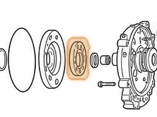 Pump Gear Set, RE0F08A/F08B (JF009E) (9 Teeth Inner)(10 Teeth Outer) (.414”Thick) (3.575”OD)(4 Slots For Converter)… — Part # 243530A