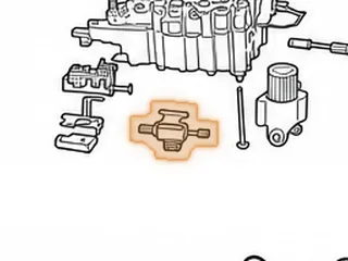 Ratio Control Motor, RE0F08B (JF009E) (Stepper)(6 Blade Rectangle Connector)(2 Hole Bracket)(SMO1 9915) 2009-Up — Part # 243452A