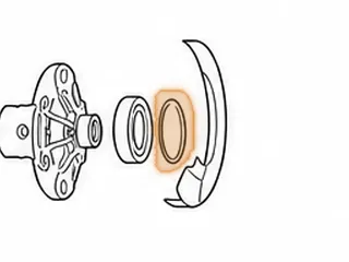 Shim, RE0F08A/F08B (JF009E) Differential To Case (3.130”OD)(Selective) 2007-Up — Part # 243290A