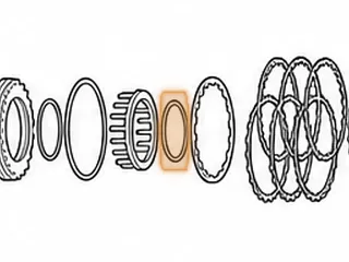 Snap Ring, RE0F08B (JF009E) Holds Retainer To Drum (2.625”OD)(.035”Thick)(.117”Wide) 2009-Up — Part # 243877A