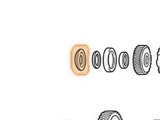 Nut, RE0F08A/F08B (JF009E) Secondary Pulley (Front)(40mm)(6 Point) (.410”Thick) (.827”ID) 2007-Up — Part # 243797-1A