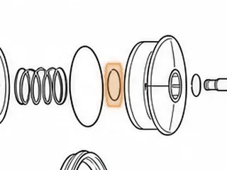 Snap Ring, RE0F08A/F08B (JF009E) Holds Balls To Secondary Pulley (1.805”OD) (.085”Thick Wire) 2007-Up — Part # 243860A