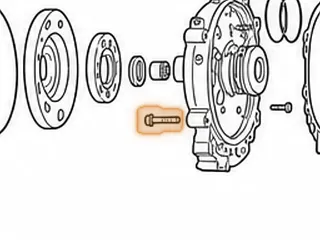 Bolt Set, RE0F08A/F08B (JF009E) Pump To Case (9 Pieces)(12mm Hex X 1.750”Long) 2007-Up — Part # 243777AK