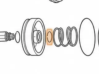 Snap Ring, RE0F08A/F08B (JF009E) Primary Rear Half (1.795”OD) (.185”Wire) 2007-Up — Part # 243865A