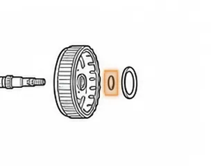 Snap Ring, RE0F08A/F08B (JF009E) Holds Input Shaft To Drum (.960”OD)(.045”Thick) 2007-Up — Part # 243880A
