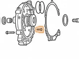 Bolt Set, RE0F08A/F08B (JF009E) Pump Stator To Body (6mm Allen X .950”Long)(8 Pieces) 2007-Up — Part # 243778AK