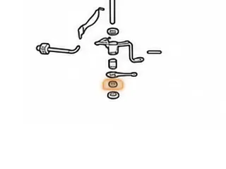 Nut, RE0F08A(JF009E) Holds External Linkage (6 Point) (19mm)(RH Threads) (.315”Thick) 2007-Up — Part # 243799B