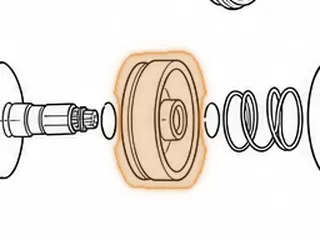Pulley Half, RE0F08B (JF009E) Primary (Rear)(2.425”Tall) (6.235”OD At Reluctor With 30 Splines)(5.940”ID Pocket)… — Part # 243707A