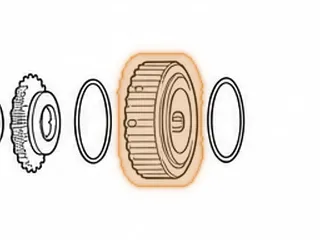 Ring Gear, RE0F08A/F08B (JF009E) Reverse Hub (82 Teeth Right Angle) (30 Outer Clutch Splines)(1.975” Tall)(5.980”OD)… — Part # 243597A