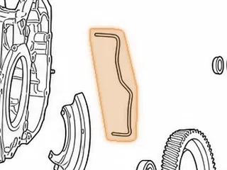 Oil Tube, RE0F08A/F08B (JF009E) Case To Lube Belt (4”Long) (2 Bends)(.465”OD Head) 2007-Up — Part # 243999-1A