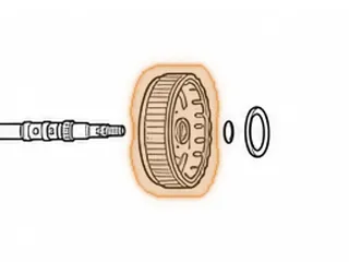 Drum, RE0F08B (JF009E) Forward Clutch (Stamped Steel)(3 Clutch) (24 Teeth Steels) (2.280”ID Bore)(1.645”Tall)(5.360”OD)… — Part # 243554A