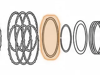Cushion, RE0F08A/F08B (JF009E) Reverse Clutch (Dished)(4 Teeth) (.059”Thick)(6.020”ID) 2007-Up — Part # 243131A