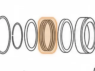 Return Spring, RE0F08/F08B (JF009E) Reverse Clutch (Spiral Type) (5.430”OD)(5.005”ID) (.920”Thick) 2007-Up — Part # 243976A