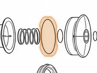 Sealing Ring, RE0F08A/F08B (JF009E) Secondary Pulley Piston (.103”Thick)(5.510”OD) (.120”Wide)(Teflon) 2007-Up — Part # 243183AT