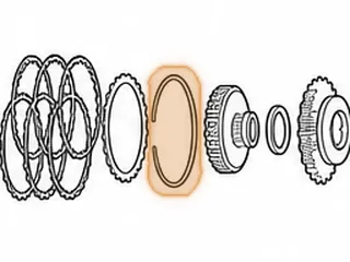 Snap Ring, RE0F08B (JF009E) Holds Foward Clutch In Drum (.098”Thick)(5.265”OD) (.195”Wide) 2009-Up — Part # 243876A