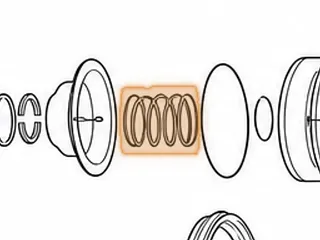 Spring, RE0F08A (JF009E) Secondary Pulley (3.080”Tall) (2.725”OD)(.240”Wire OD) 2007-Up — Part # 243970B