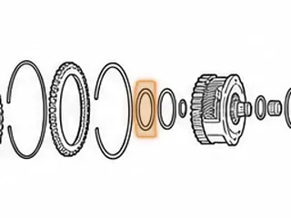 Bearing W/Race, RE0F11A (JF015E) Front Planet To Drum (2.355”OD)(1.755”ID)(.155”Thick) 2013-16 — Part # 323250A