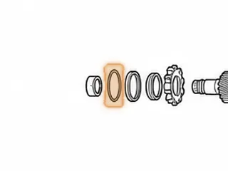 Shim, RE0F11A (JF015E) Pinion Bearing To Bell Housing (2.190”OD) (1.895”ID)(Selective) 2013-16 — Part # 323277A