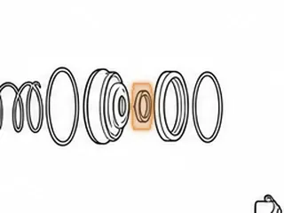 Nut, RE0F11A (JF015E) Holds Secondary Pulley Piston To Front Pulley Half (.270”Thick) (46mm Hex)(1.145”ID) 2013-16 — Part # 323797A