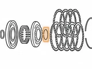 Snap Ring, RE0F11A (JF015E) Holds High Clutch Piston Retainer (1.865”OD)(.037”Thick) 2013-16 — Part # 323879A