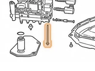 Bolt Set, RE0F11A (JF015E) Valve Body To Case (10mm Hex x 3.615” Long)(11 Pieces) (#7 On Head) 2013-16 — Part # 323782AK