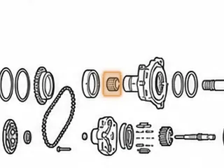 Bushing, RE0F11A (JF015E) Input Shaft To Converter Reactor (.825”ID)(.950”OD) (No Grooves)(.615”Wide) 2013-16 — Part # 323032A