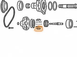 Vanes, RE0F10D (JF016E) Pump Rotor (.052”Thick)(.630”Long)(.315”Wide) 2013-Up — Part # 323533A
