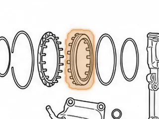 Piston, RE0F11A (JF015E) Low Clutch (Aluminium)(18 Pockets) (5.360”OD)(4.050”ID) (.795”Tall)(18 Lugs)(31575 3XX0A)… — Part # 323964A