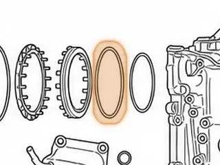 D-Ring, RE0F11A (JF015E) Low Clutch Piston (Outer)(5.425”OD) (.070”Thick) 2013-16 — Part # 323335A