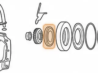 Ball Bearing, RE0F11A (JF015E) Primary Pulley To Case (3.345”OD)(.508”Thick) (Cast # NTN7MX2-SX06003CM09PX1VL)(13… — Part # 323235A