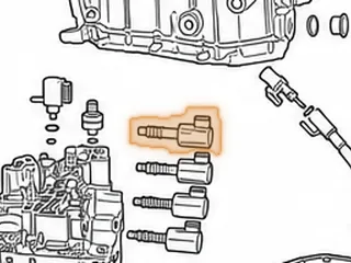 Solenoid, RE0F11A (JF015E) Primary Pressure “B” (3.525”Long) (Rear Of VB) (Cast # 13112 APNH) 2013-16 — Part # 323435A