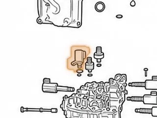 Solenoid, RE0F10D (JF016E) TCC Control (1 Bolt)(Flat Top)(2 O-Rings)(1.945”Long) 2013-Up — Part # 333425A