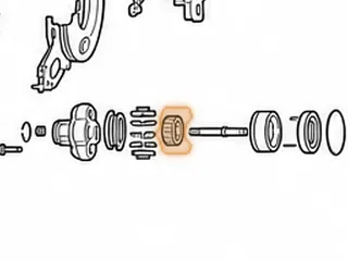 Rotor, RE0F10D (JF016E) Pump (1.495”OD)(.628”Thick)(12 Vane) (18 Splines) 2013-Up — Part # 333532A