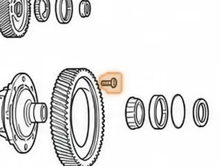 Bolt Set, RE0F10D (JF016E) Ring Gear To Differential (17mm Hex x 1.275”Long)(8 Pieces) 2013-Up — Part # 333786AK