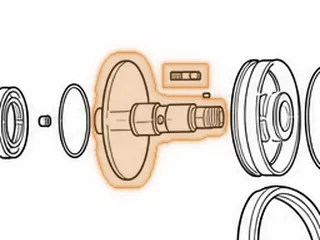 Plate Guide, RE0F10D(JF016E) Primary Pulley (Rear) (.450”Wide)(2.155”Long) 2013-Up (Also Fits Secondary Pulley (Rear)) — Part # 333705-2A