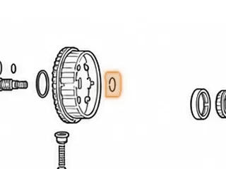 Snap Ring, RE0F10A (JF011E) (Nissan/Dodge) Input Shaft To Forward Drum (1.060”OD) (.045”Thick)(.075”Wide) 2007-Up — Part # 212880A