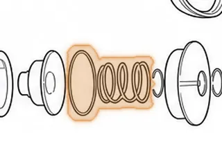 Spring, RE0F10D (JF016E) Secondary Piston Return (3.450”Tall)(3.300”OD)(.295”Coil) 2013-Up — Part # 333970A