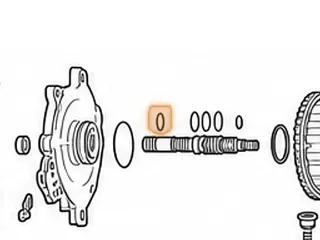 O-Ring, RE0F10A (JF011E) (Nissan/Dodge) Input Shaft To Converter (.955”OD)(.070”Thick) 2007-Up — Part # 212380A