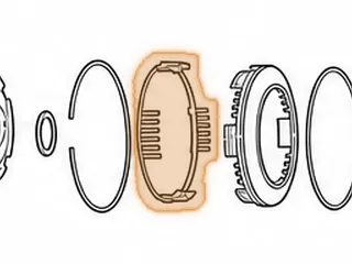 Retainer, RE0F10D (JF016E) Reverse (24 Springs)(.775”Thick)(6 Sets Of 4)(7 Outer Teeth) 2013-Up — Part # 333976A