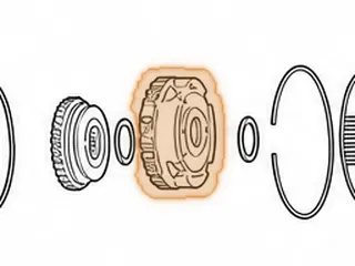 Planet, RE0F10D (JF016E) Reverse (4 Gear)(Left Angle) (1.570” At Edge)(14 Teeth Gears) (40 Spline Hub) 2013-Up — Part # 333587A