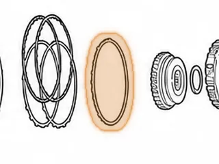 Cushion, RE0F10D (JF016E) Reverse Clutch (.060”Thick)(5 Teeth)(6 7/16”ID)(Waved) 2013-Up — Part # 333131A