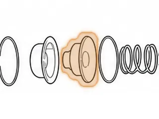 Piston, RE0F10D (JF016E) Secondary (3.080”Thick)(5.265”OD) (1.340”ID) 2013-Up — Part # 333960A