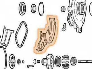 Shield, RE0F10D (JF016E) Over Pump And Under Differential (Tin) (3 Bolts To Case)(2 Studs) (2 Rubber Strips)… — Part # 333702A